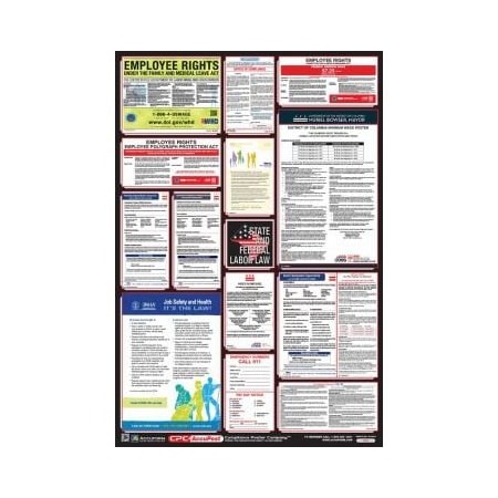 Accuform OSHA SAFETY POSTER COMBO STATE, PPG300DC PPG300DC
